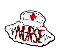 Professional Lapel Pin for Hospital Professionals Creative English Letter Alloy Enameled Brooch Badge Gift Accessory Lovely Hospital Series Enameled Brooch