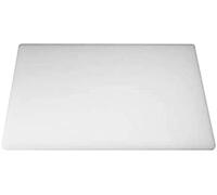 Professional Large Chopping Board - 45 x 30cm Plastic Catering Food Prep Cutting Board | Colour Coded | Lightweight, Dishwasher Safe, Non-Slip, Durable (White)