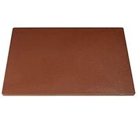 Professional Large Chopping Board - 45 x 30cm Plastic Catering Food Prep Cutting Board | Colour Coded | Lightweight, Dishwasher Safe, Non-Slip, Durable (Brown)