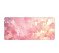 Professional Large Mouse Mat 800x300mm Featuring Abstract Liquid Flow Colour Pattern Anti-Fray Stitched Edges Waterproof Gaming Mousepad with Natural Rubber Base for Precision and Speed