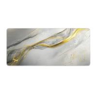 Professional Large Mouse Mat 800x300mm Featuring Abstract Liquid Flow Colour Pattern Anti-Fray Stitched Edges Waterproof Gaming Mousepad with Natural Rubber Base for Precision and Speed