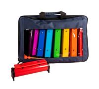 Professional large-sized eight-tone aluminum plate sound brick piano Orff music enlightenment teaching AIDS, infant pitch accuracy training devices, thickened safety percussion instruments, educationa