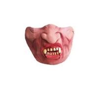Professional Latex Half Face Clown Mask - Elastic Band for Secure Fit, Realistic Halloween Cosplay Prop, Reusable Scary Adult Costume Accessory for Horror Parties & Theme