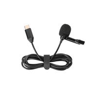 Professional Lavalier Clip On Microphone Mic For 360 Camera Phone Noise Cancelling Microphone With Clip On