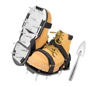Professional Lawns Aerator Shoes Soil Loosening Footwear Includes Metal Shovel for Yard Health and Weeding Removal Soil Aerator Tool