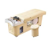 Professional Lay Down LED Thai Massage Shampoo Bed for Beauty Salon Facial Nursing Head Spa