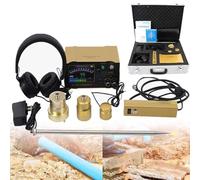 Professional Leak Detection Sensor, Water Pipe Leak Detection Instrument with Headset, 4 Gear Adjustable and 5m Depth Measurement, Scientific Detection & Precise Positioning for Indoor Outdoor