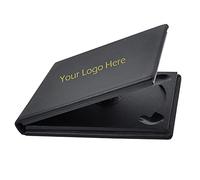 Professional Leather CD/DVD Case with Custom Logo, Wedding Photography Portfolio Holder