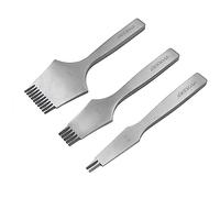 Professional Leather Craft French Angled Chisel Leather Craft Tools Hole Punches Lacing Stitching Perforate(2.7/3.0/3.38/3.85mm) (French Chisel 3.0mm)
