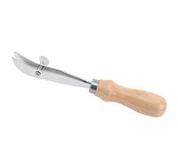 Professional Leather Edge Creaser for DIY Handmade Leather Craft Tools, Adjustable Crease Width with High-Speed Steel Blade, Lightweight & Portable Design, Smooth Wood Handle for Precision Crafting