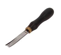 Professional Leather Edge Skiving Beveler Tool with Wooden Handle Multipurpose Leather Trimmer for Leathercraft DIY Projects Wood Steel Durable Portable