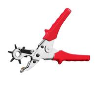 Professional Leather Hole Punching Belt Hole Puncher Heavy Duty Revolving Plier Tool Multi Sized for Belt Pet Collar Household Tool