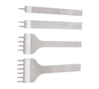 Professional Leather Punch Chisel with Ergonomic Not Final Gear for Long Crafts 3 mm 4 mm 5 mm Distance Plug Option Leather Tool