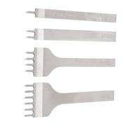 Professional Leather Punch Chisel with Ergonomic Not Final Gear for Long Crafts 3 mm 4 mm 5 mm Distance Plug Option Leather Tool