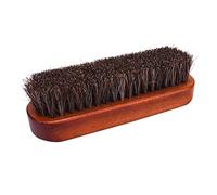 Professional Leather Shoe Polishing Brush with Natural Horse Hair & Wood Handle - Gentle on Leather, Durable Design for Boots, Dress Shoes - Ideal for Men's Shoe Care, Boot