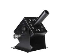Professional LED CO2 Jet Machine with 12x3W RGB LED Lights DMX512 Control Adjustable Angle Fog Smoke Effect for Stage Party Disco DJ Show