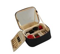 Professional LED Makeup Bag Cosmetic Brush Holder Travel Case Fashion Toiletry Bag for Cosmetics Management LED Makeup Travel Planner