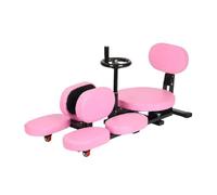 Professional Leg Stretcher,Heavy Duty Equipment Splits Machine,0-210° Adjustable Stretching,200kg Load Capacity with Sponge Backrest and Seat Cushion(Color1)