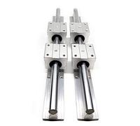 Professional Linear Guide 2pcs SBR12 /SBR16 /SBR20 Length 250mm-1600mm+ 4pcs SBR12UU /SBR16UU /SBR20UU Blocks for CNC Parts(Sbr20uu,750mm)