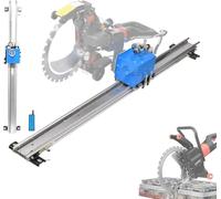 Professional Linear Guide for 150W Electric Ring Saws, Aluminum Alloy Automatic Cutting Guide with Remote Control and Adjustable Depth, One-Button Lifting for Reinforced Concrete & Tile 1.5m