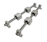 Professional Linear Rail 3D Printer 8mm Round Rod 100mm 200mm 300mm 400mm 500mm SCS8UU Bearing Block Slide SK8 Shaft Support(400mm)