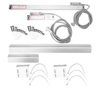 Professional Linear Scale Digital Readout 2PCS Set High Precision Measuring Tool for Milling Lathe Machine Aluminum Alloy Construction 0 200mm 0 500mm 0 600mm 0 700mm Stroke (Stroke (200mm and 500mm))