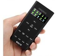 Professional Live Sound Card, Bluetooth 5.3 Audio Mixer with Magic Voice Changer & Noise Cancellation, Portable USB-C Sound Card for Streaming/Karaoke/Recording on PC/iOS/Android (Black)