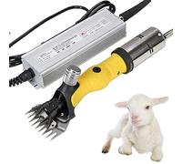 Professional Livestock Shearing Tool, 13-Blade Electric Clipper for Quick Wool Removal on Sheep, Goats, Camels & Alpacas Yellow