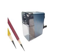 Professional Long Point Pencil Sharpener for Artists, Drawing and Sketching, Adjustable 1.4-23mm Nib Size, (Blue)