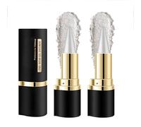 Professional Long-Wear Gel Eyeliner for Precise Lines & Winged Looks - Highly Pigmented Smudge Proof Waterproof Eye Liner Pencil, Black & Brown Gel Formula with Smooth Texture, 2PCS Silver Design