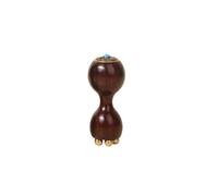 Professional Lotus Seedpod Brass Rosewood Facial Lifting Gua Sha Tool,Eye Relaxation Spot Meridians Acupoint Massage Handheld