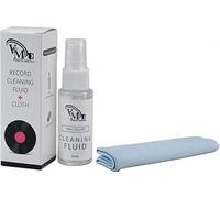 Professional LP Record Cleaner Solution : Antistatic Vinyl Record Restoration & Cleaning Kit, Supersoft Microcloth, Crystal Clear Sound. By Vision Media®