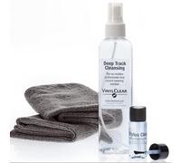 Professional LP Vinyl Record Solution - (250ml) Antistatic Record Restoration & Cleaning Kit, 2 Large Microfiber Cloths, Stylus Brush & Cleaner Fluid. A Choice Gift for Lovers of Vinyl.