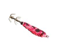 Professional Luminous Squid Jig Artificial Shrimp Pattern Fishing Hook Ocean Bait Squid Bait Tool High Brightness Luminous Lures