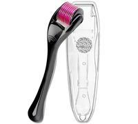 Professional LUXECARE Derma Roller for Hair & Beard Growth 540 Titanium Micro Needling Rollers for Men and Women for Acne Scars, Face Wrinkles, Stretch Marks Hair Operation Scars (Red(0.75mm))