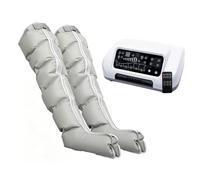 Professional Lymphatic Drainage Pressotherapy, Air Compression Leg Massager with 6 Air Chambers and 6 Massage Programs, Lymphatic Drainant Massage, 0-60 Min, 30-240 mmHg Adjustable