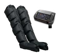 Professional Lymphatic Drainage Pressotherapy, Air Compression Leg Massager with 6 Air Chambers and 6 Massage Programs, Lymphatic Drainant Massage, 0-60 Min, 30-240 mmHg Adjustable