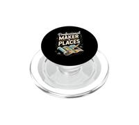 Professional Maker of Places Cartographer Mapmaker GIS PopSockets PopGrip for MagSafe