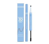 Professional Makeup Brow Pencil,Dual Ended with Brow Pencil and Brush，Black