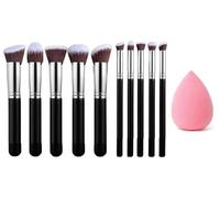 Professional Makeup Brush Set with Travel Case | 24 Pcs Pink Cosmetic Brushes for Foundation, Blush, Powder, Eyeshadow, Contour & Highlighter