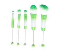 Professional Makeup Brushes Bead Assembly, Green gradient B
