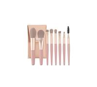 Professional Makeup Brushes Set Mini Makeup Brushes 8Pcs Portable Make up Set Premium Makeup Brushes Kits with PU Leather Bag Foundation Powder