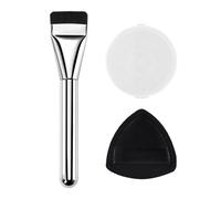 Professional Makeup Brushes Set Multi-functional Makeup Tool Set 3 in 1 Set of Thin and Traceless Flat Brush Sponge Puff (3 in1)