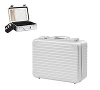 Professional Makeup Case with Adjustable LED Warm Lights,Makeup Case with Adjustable Compartment，Aluminum Makeup Case with Combination Lock Travel Makeup Bag