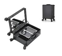 Professional Makeup Case with Dividers Portable Cosmetic nizer Travel Beauty Case Alu Makeup Storage Box Cosmetic Bag for Makeup Artists Size A