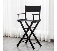 Professional Makeup Chair Directors Chair Aluminium Tall Folding Camping Chairs for Adults Outdoor Indoor Use, Breathable Canvas Artist Chair