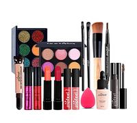 Professional Makeup Set,MKNZOME Cosmetic Make Up Starter Kit With Storage Bag Portable Travel Make Up Palette Birthday Xmas Gift Set Full Sizes Eyeshadow Foundation Lip Gloss for Teenage & Adults