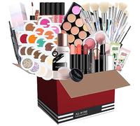 Professional Makeup Set,MKNZOME Essential Make Up Set With Cosmetic Bag Portable Travel Make-up Palette Birthday Xmas Gift Set Makeup Brush Set Eyeshadow Foundation Lip Gloss for Teenagers & Adults