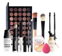 Professional Makeup Set,MKNZOME Make Up Set With Make-up Bag Portable Travel Makeup Kit Birthday Xmas Makeup Gift Set Eyeshadow Palette Foudation Concealer for Women Girls