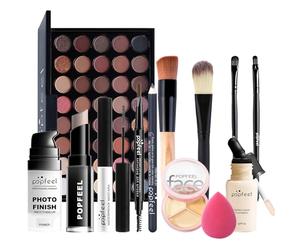 Professional Makeup Set,MKNZOME Make Up Set With Make-up Bag Portable Travel Makeup Kit Birthday Xmas Makeup Gift Set Eyeshadow Palette Foudation Concealer for Women Girls